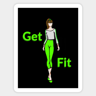 Get Fit Sticker